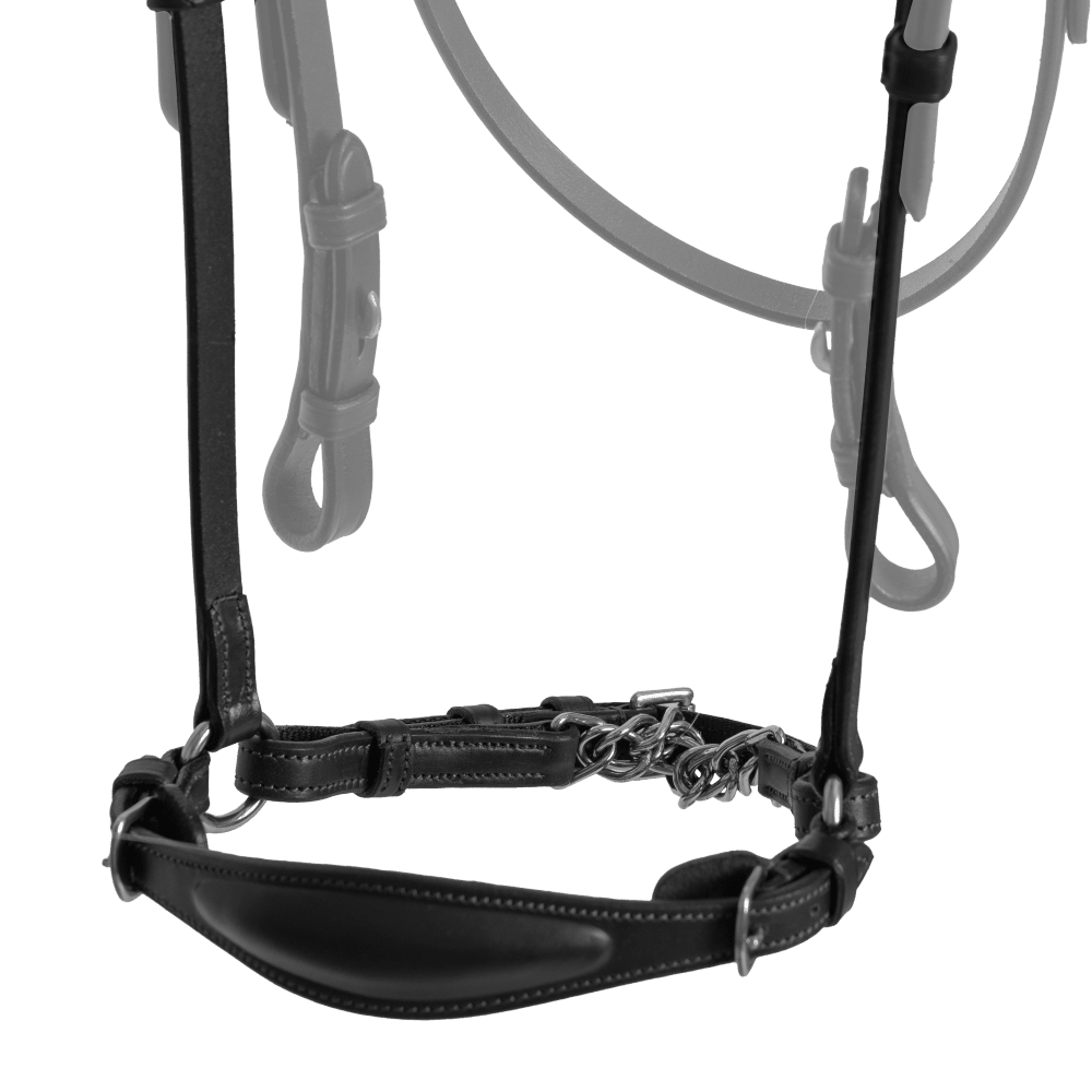 Dy'on Drop Noseband With Chains New English Collection - Equiluxe Tack