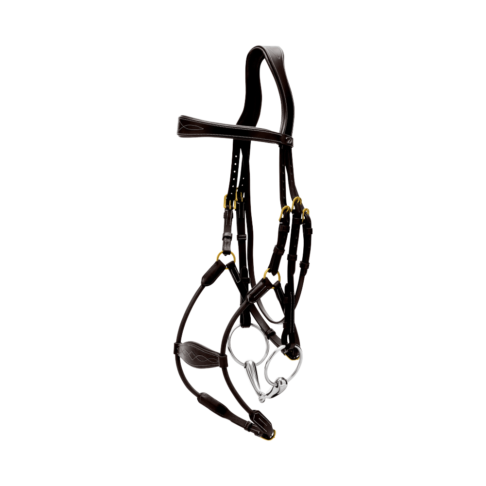 Dy'on Elastic Hybrid Noseband Bridle Cob - Equiluxe Tack