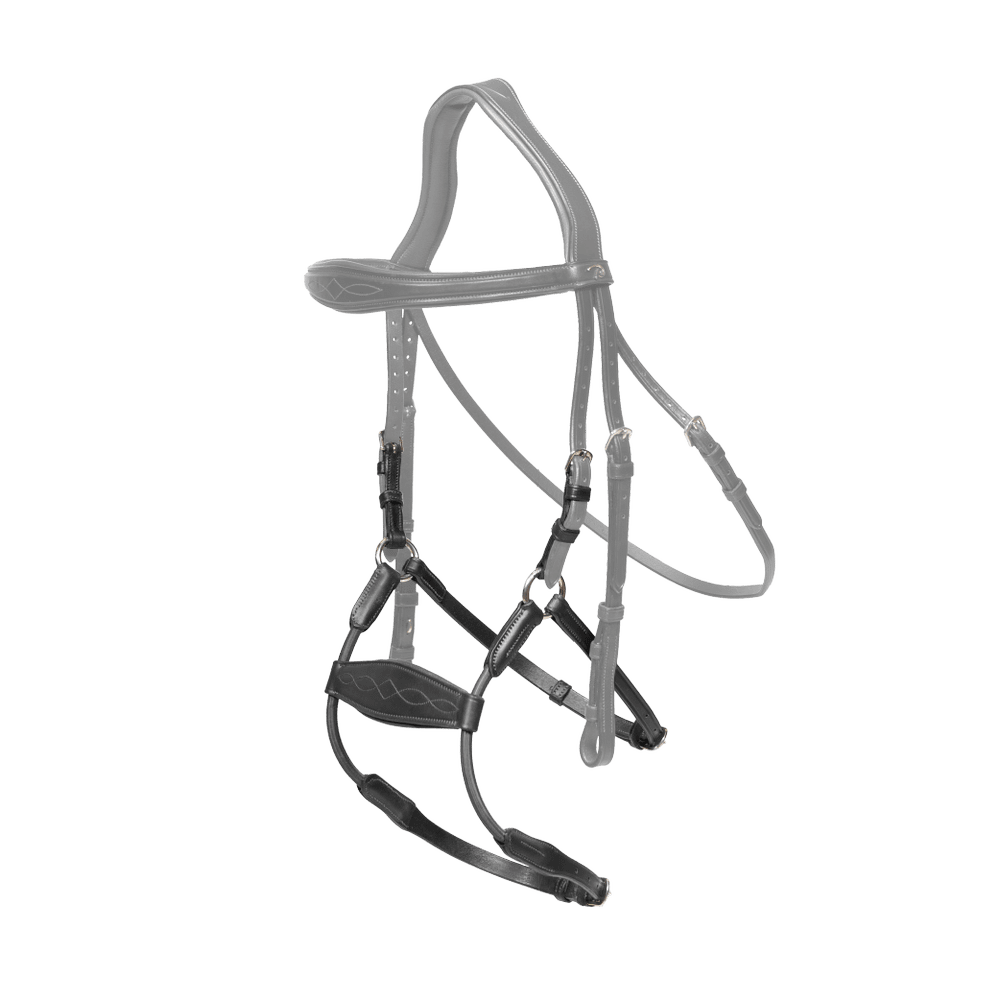 Dy'on Elastic Hybrid Noseband New English Collection Pony - Equiluxe Tack