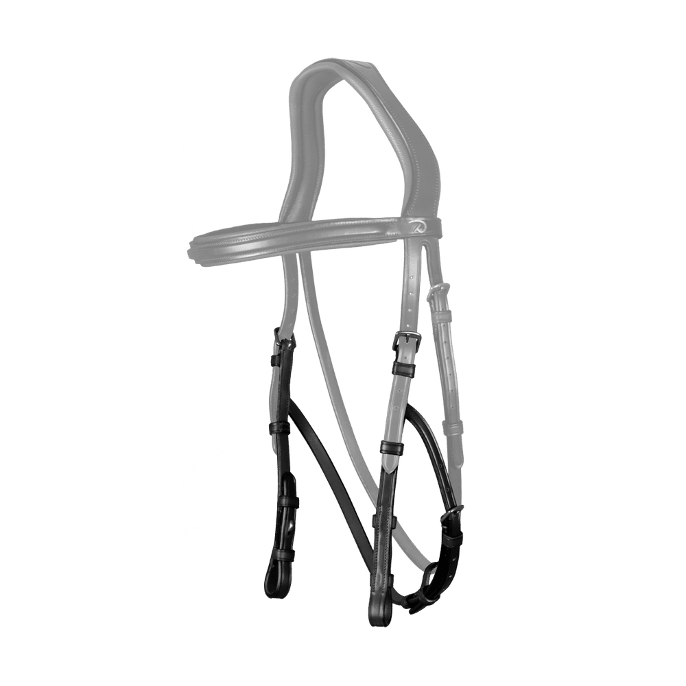 Dy'on Hackamore Cheekpieces Black - Equiluxe Tack