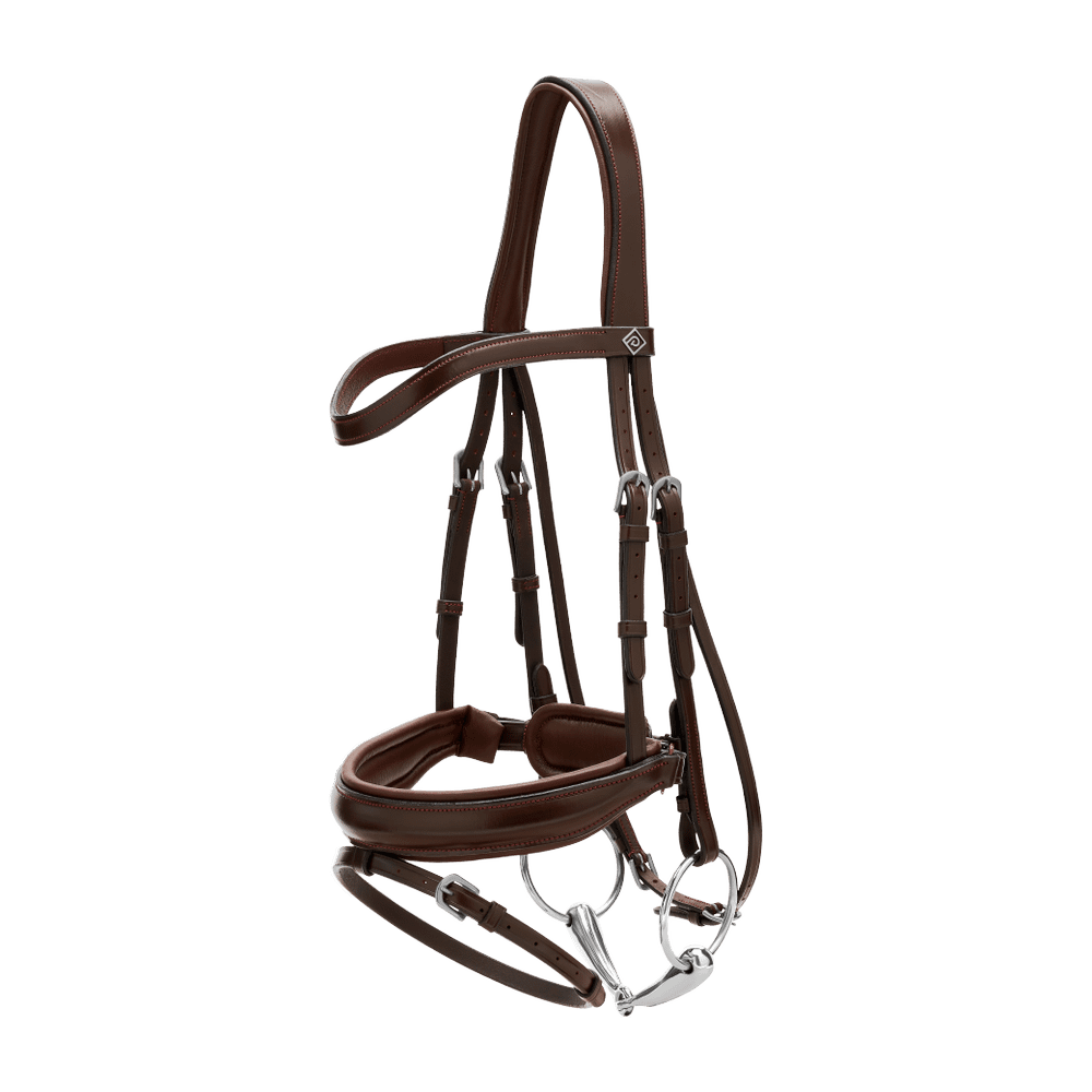 Dy'on Matte Large Crank Noseband Bridle With Flash - Equiluxe Tack