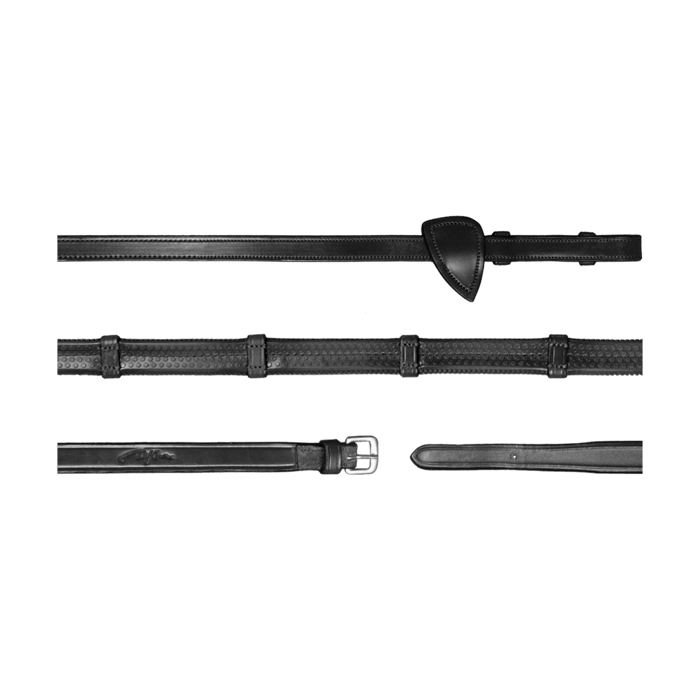 Dy'on New English Collection 1/2" Rubber Reins - Equiluxe Tack