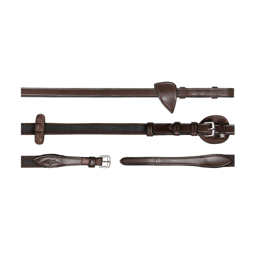 Dy'on New English Collection 5/8" Adjustable Reins - Equiluxe Tack