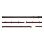 Dy'on New English Collection 5/8" Hunter Reins with 7 Leather Loops - Equiluxe Tack