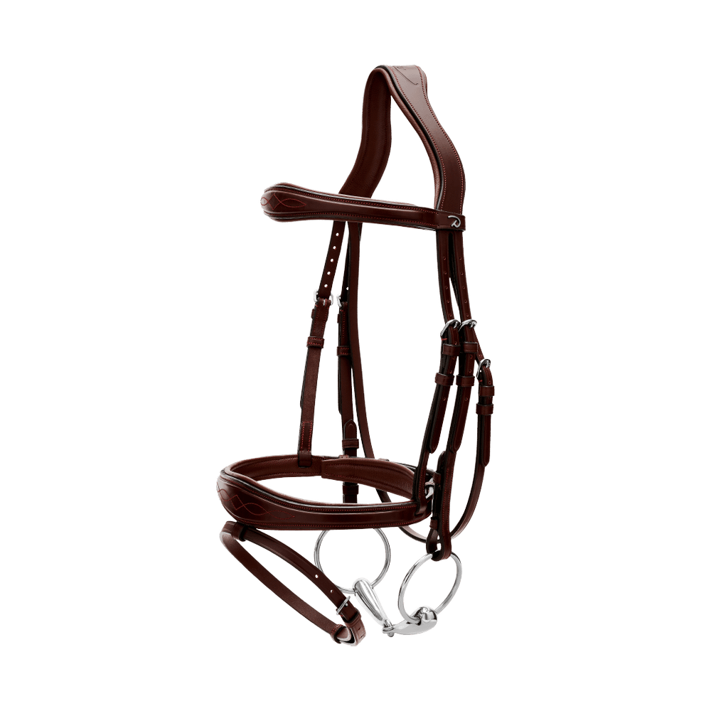 Dy'on New English Collection Anatomic Flash Noseband Bridle - Equiluxe Tack
