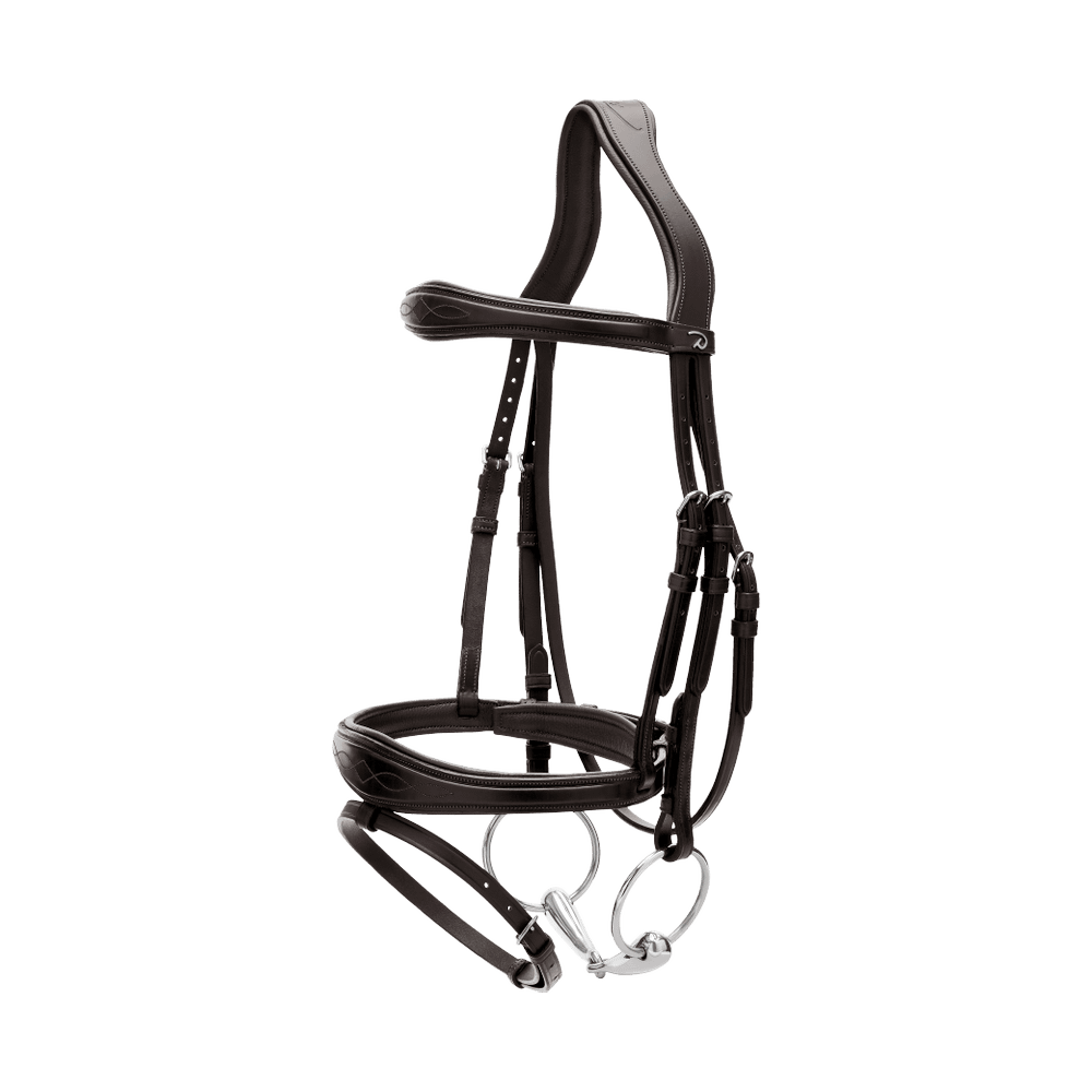 Dy'on New English Collection Anatomic Flash Noseband Bridle - Equiluxe Tack