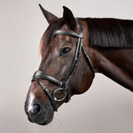 Dy'on New English Collection Anatomic Flash Noseband Bridle - Equiluxe Tack