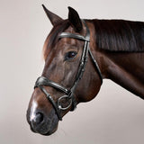 Dy'on New English Collection Anatomic Flash Noseband Bridle - Equiluxe Tack