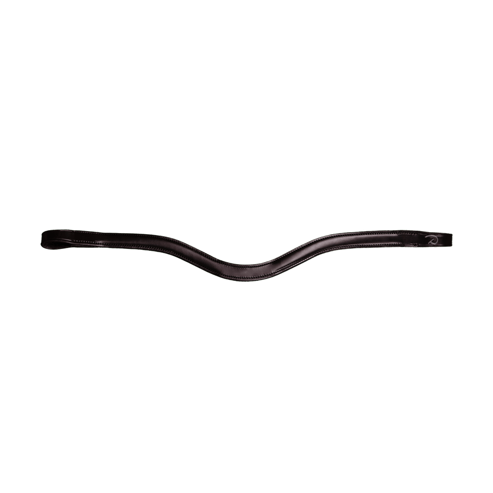 Dy'on New English Collection Flat Leather V-Shaped Browband - Equiluxe Tack