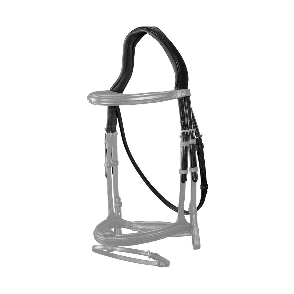Dy'on New English Collection Headpiece With Throat Latch - Equiluxe Tack