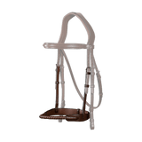 Dy'on New English Collection Leather Covered Rope Noseband - Equiluxe Tack