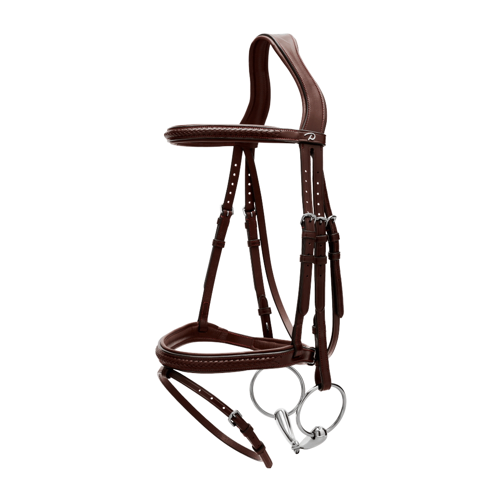 Dy'on New English Collection Plaited Flash Noseband Bridle - Equiluxe Tack