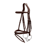 Dy'on New English Collection Plaited Flash Noseband Bridle - Equiluxe Tack