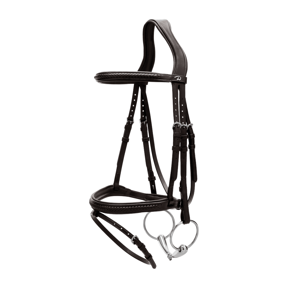 Dy'on New English Collection Plaited Flash Noseband Bridle - Equiluxe Tack