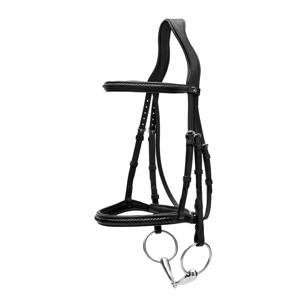 Dy'on New English Collection Plaited Noseband Bridle - Equiluxe Tack