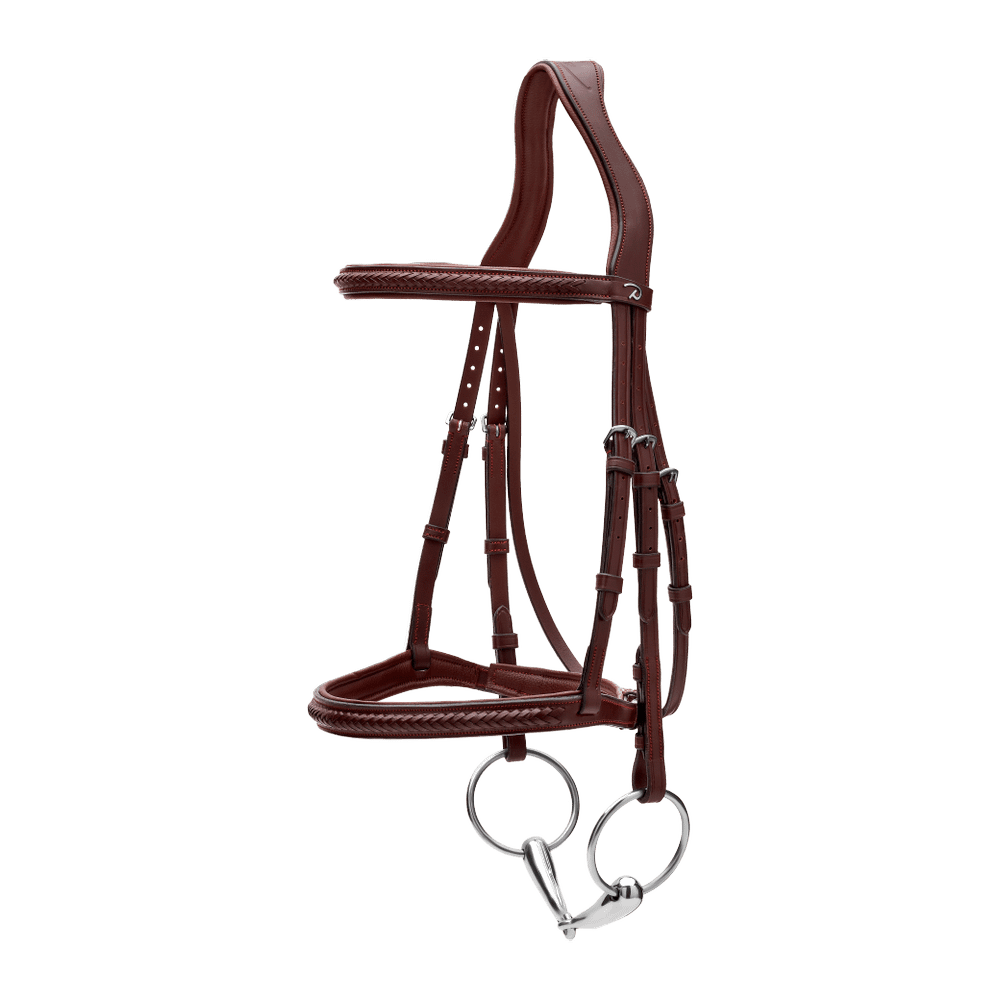 Dy'on New English Collection Plaited Noseband Bridle - Equiluxe Tack