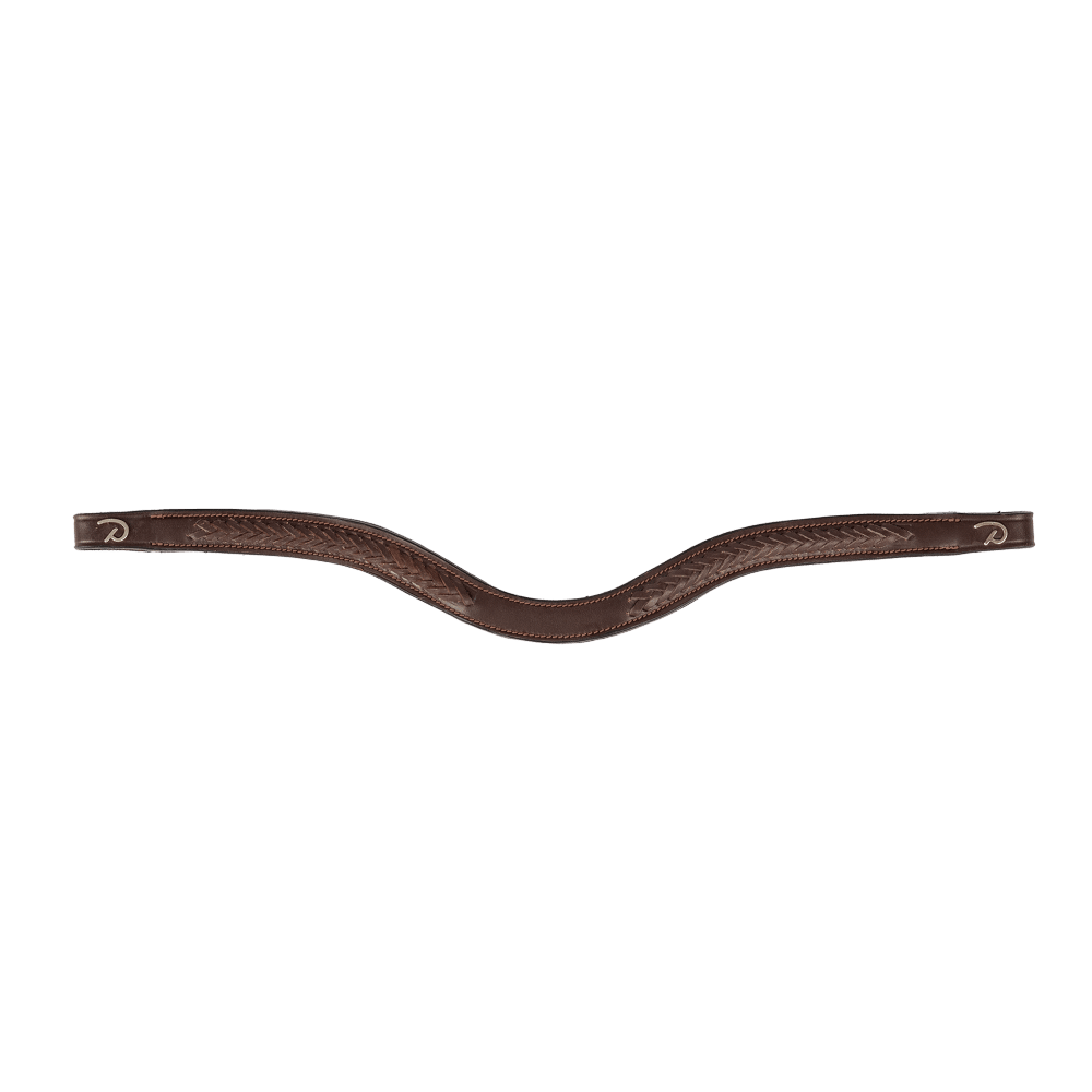 Dy'on New English Collection Plaited V-Shaped Browband - Equiluxe Tack
