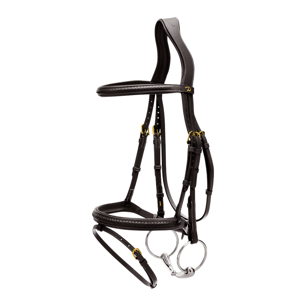 Dy'on Plaited Flash Noseband Bridle Full D Collection - Equiluxe Tack