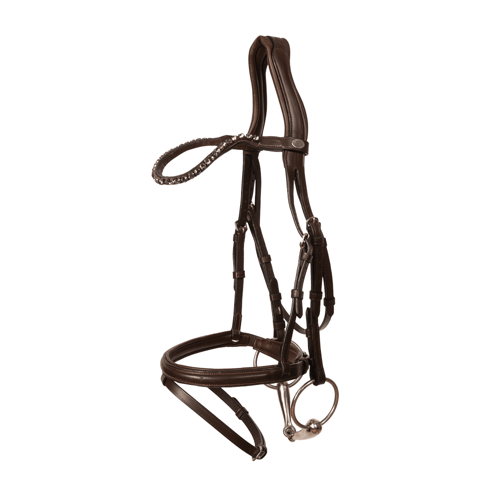 Dy'on Soft Collection Medium Flash Noseband Bridle - Equiluxe Tack