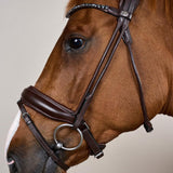 Dy'on Soft Collection Round Stitched Large Crank Noseband Bridle - Equiluxe Tack