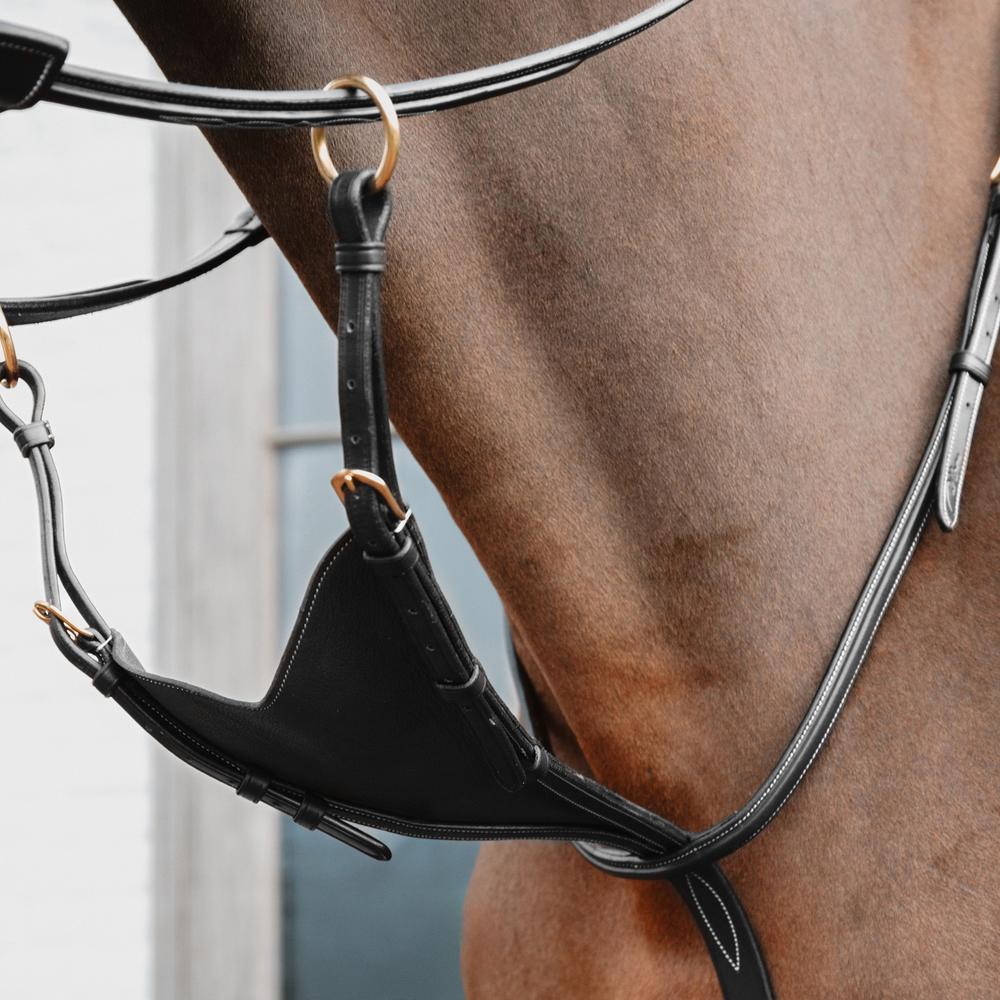 Dy'on Soft Leather Bib Martingale D Collection - Equiluxe Tack