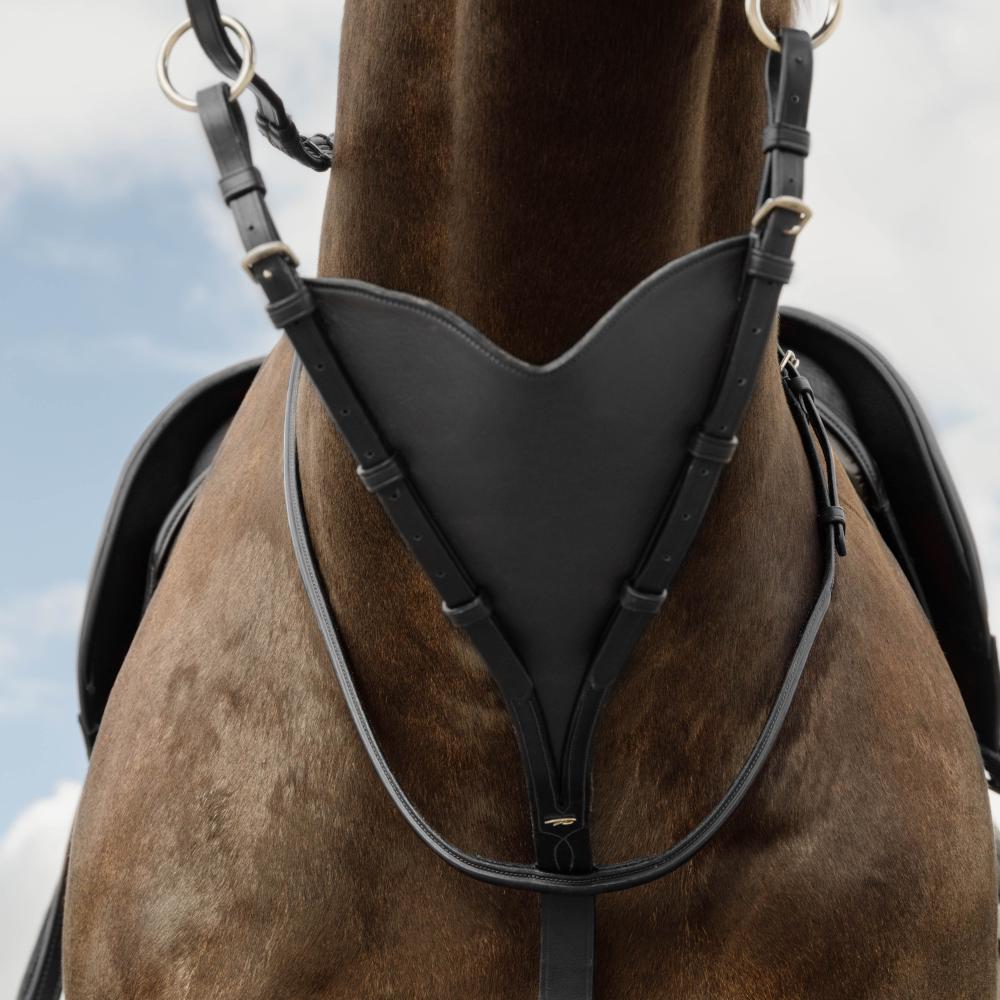 Dy'on Soft Leather Bib Martingale New English Collection - Equiluxe Tack