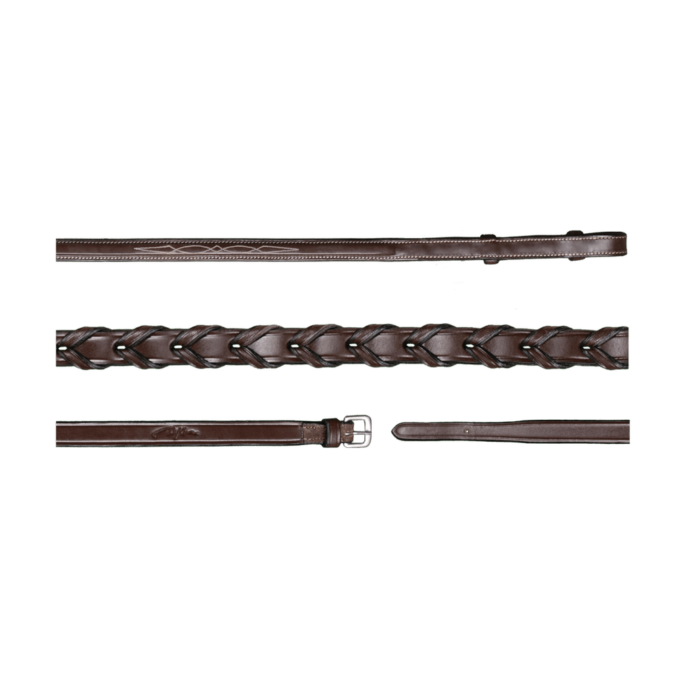 Dy'on US Collection 5/8" Laced Reins - Equiluxe Tack
