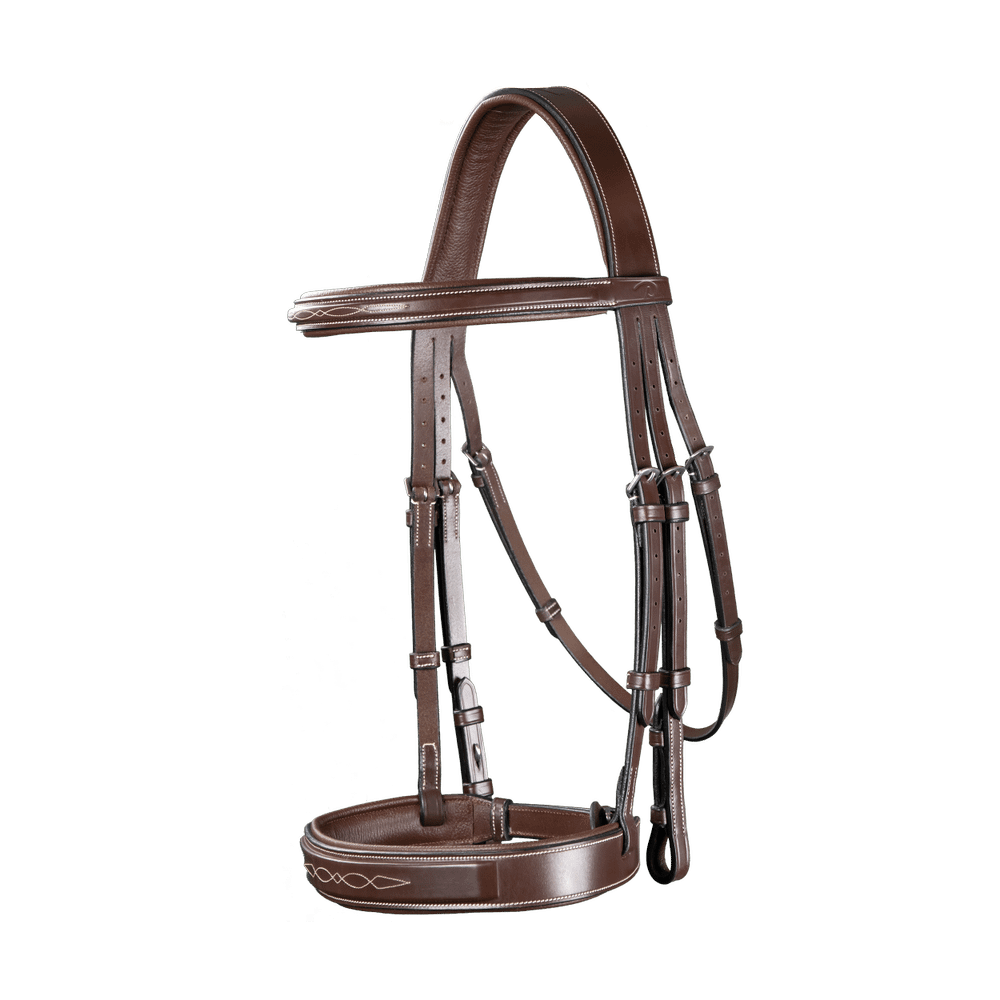 Dy'on US Collection Wide Noseband Hunter Bridle - Equiluxe Tack