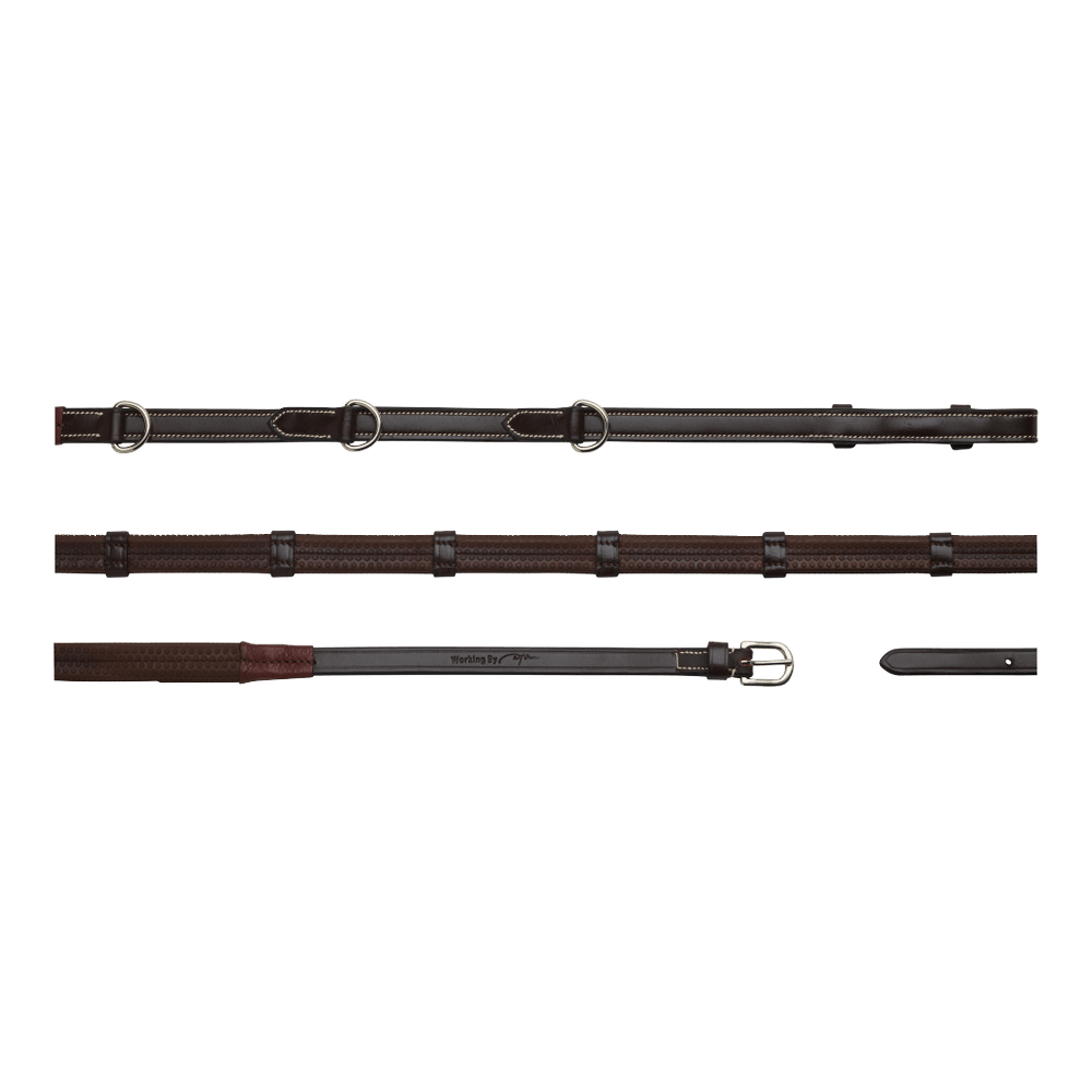 Dy'on Working Collection 1/2" Howlett Rubber Reins - Equiluxe Tack