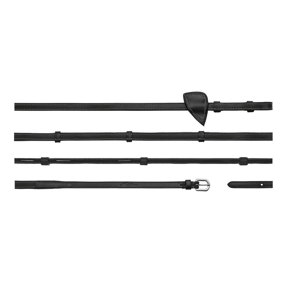 Dy'on Working Collection 1/2" Leather Handle Reins - Equiluxe Tack