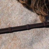 Dy'on Working Collection 1/2" Rubber Reins with 7 Leather Loops - Equiluxe Tack