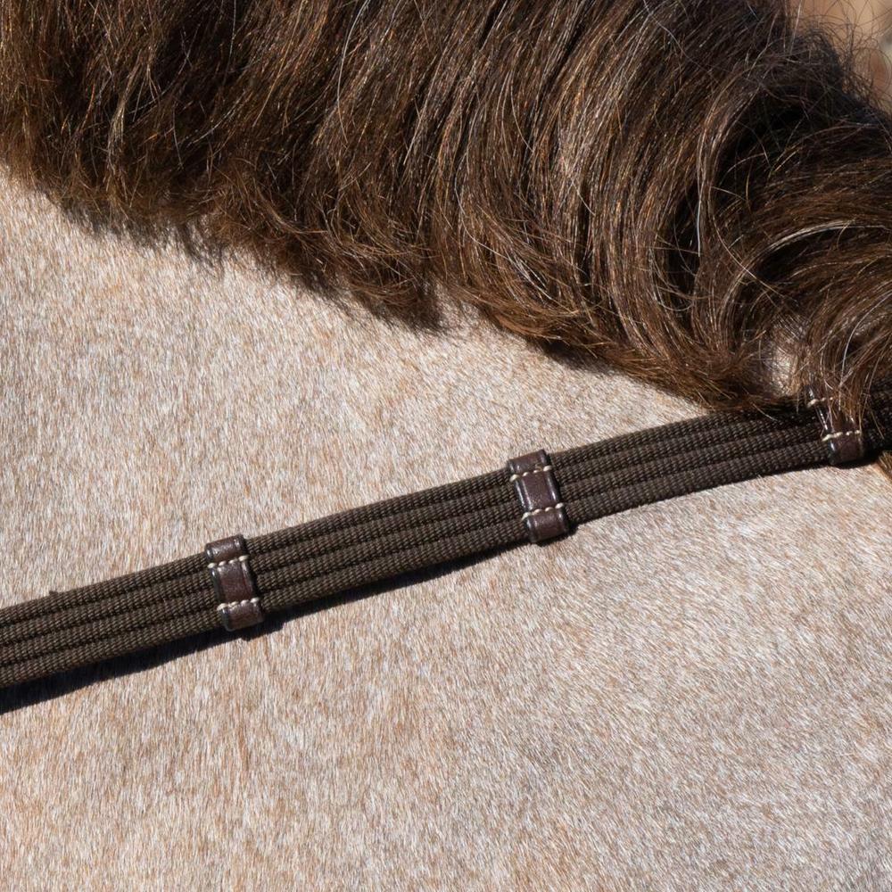 Dy'on Working Collection 5/8" Web Reins With 9 Leather Loops - Equiluxe Tack