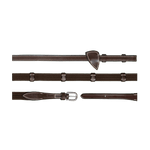 Dy'on Working Collection 5/8" Web Reins With 9 Leather Loops - Equiluxe Tack