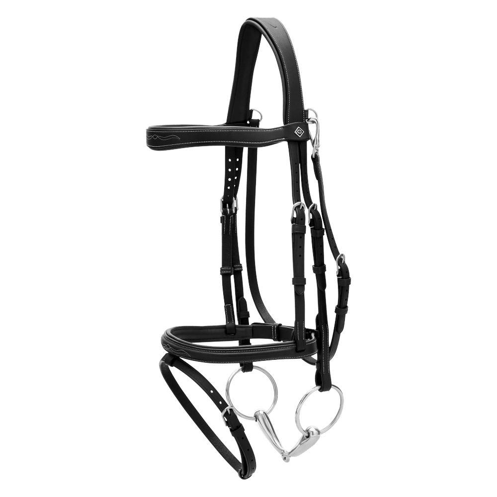 Dy'on Working Collection Flash Noseband Bridle With Snap Hook - Equiluxe Tack