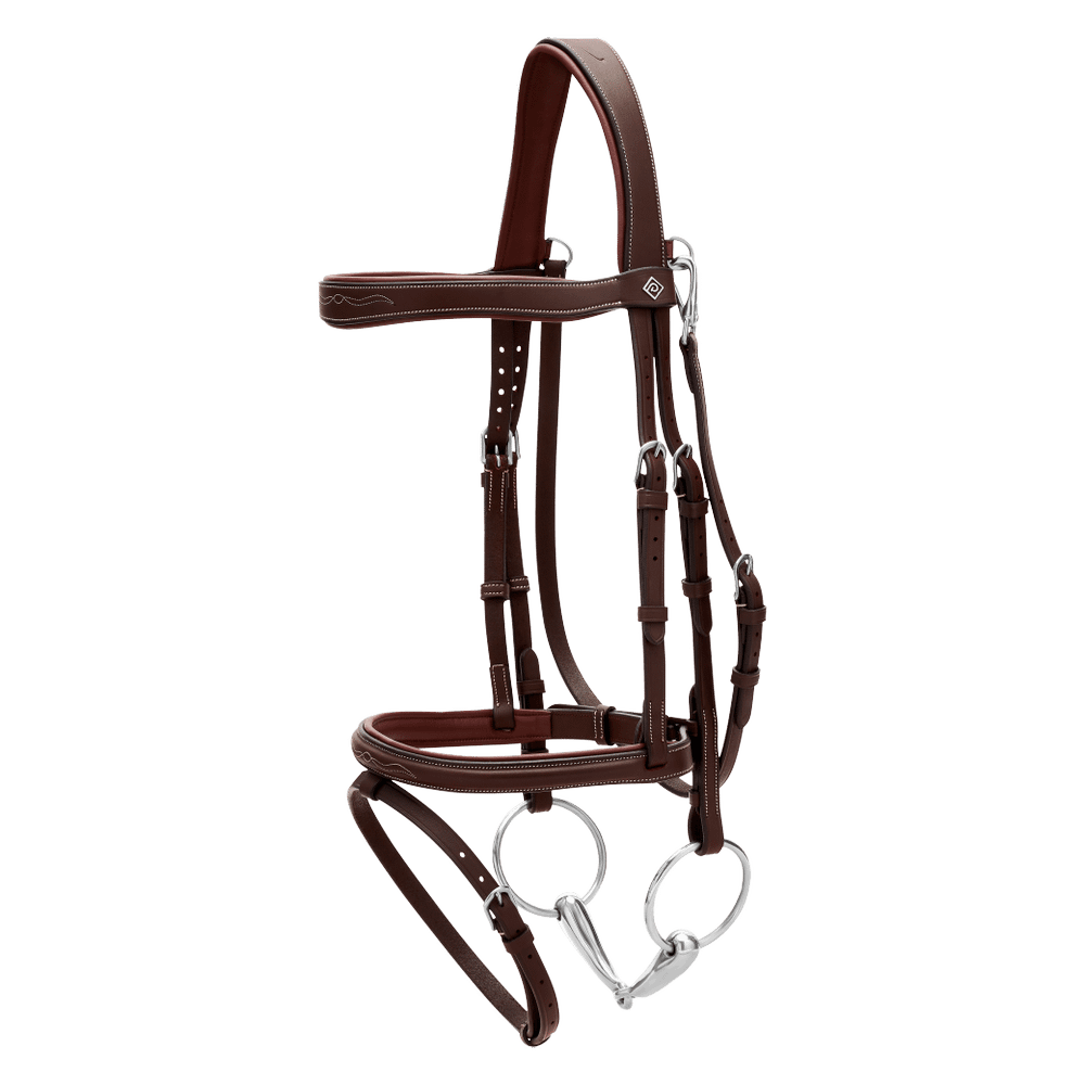 Dy'on Working Collection Flash Noseband Bridle With Snap Hook - Equiluxe Tack