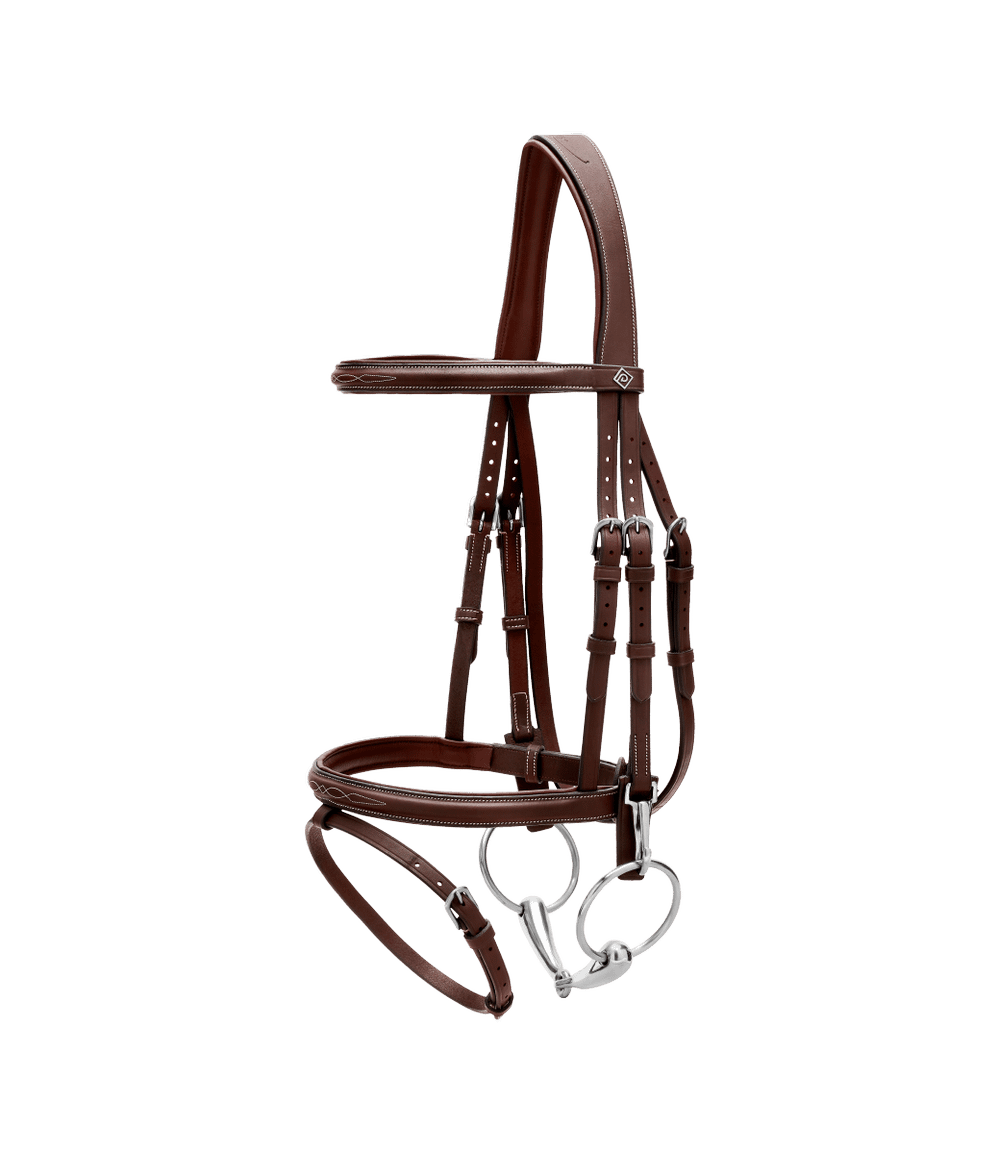 Dy'on Working Collection Flash Noseband Bridle With Snaps - Equiluxe Tack