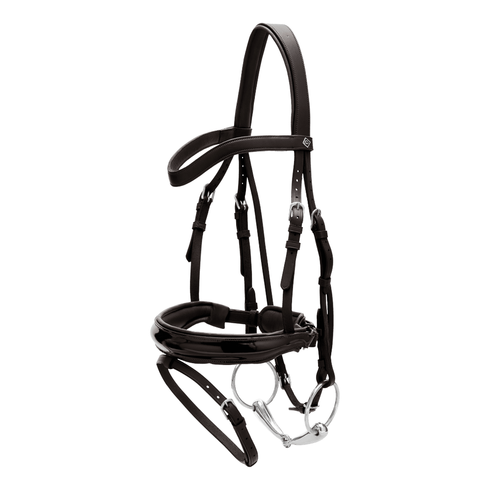 Dy'on Working Collection Large Crank Noseband Bridle with Flash - Equiluxe Tack