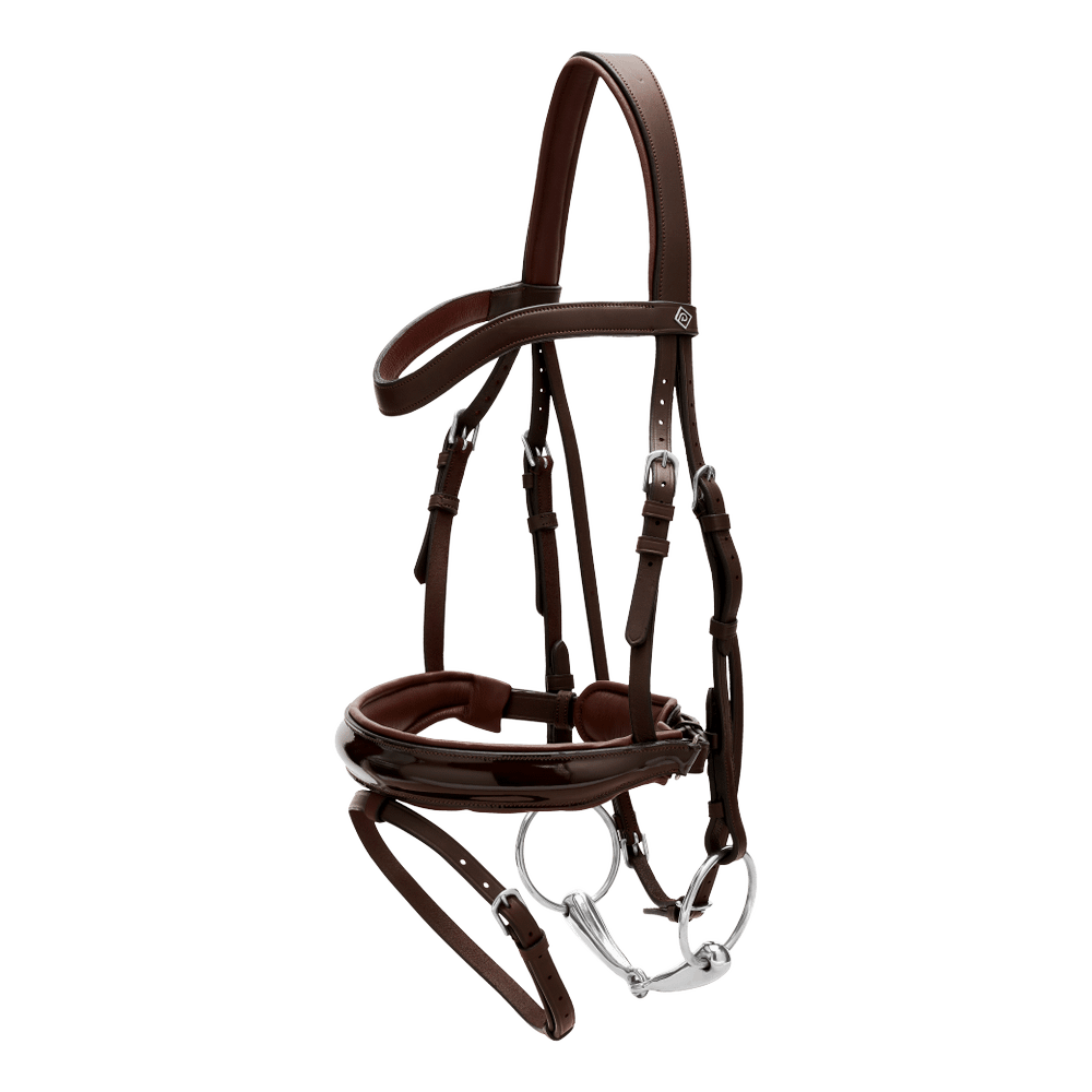 Dy'on Working Collection Large Crank Noseband Bridle with Flash - Equiluxe Tack