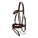 Dy'on Working Collection Large Crank Noseband Bridle with Flash - Equiluxe Tack