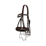 Dy'on Working Collection Patent Large Crank Noseband Double Bridle - Equiluxe Tack