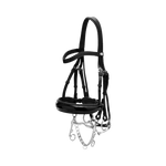 Dy'on Working Collection Patent Large Crank Noseband Double Bridle - Equiluxe Tack