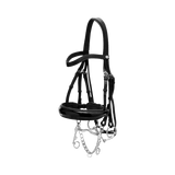 Dy'on Working Collection Patent Large Crank Noseband Double Bridle - Equiluxe Tack