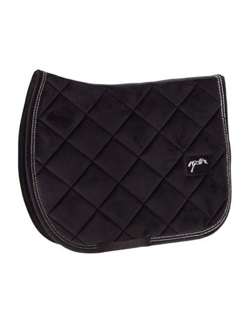 Eden by Pénélope New Strass Saddle Pad - Black - Pénélope - Equiluxe Tack