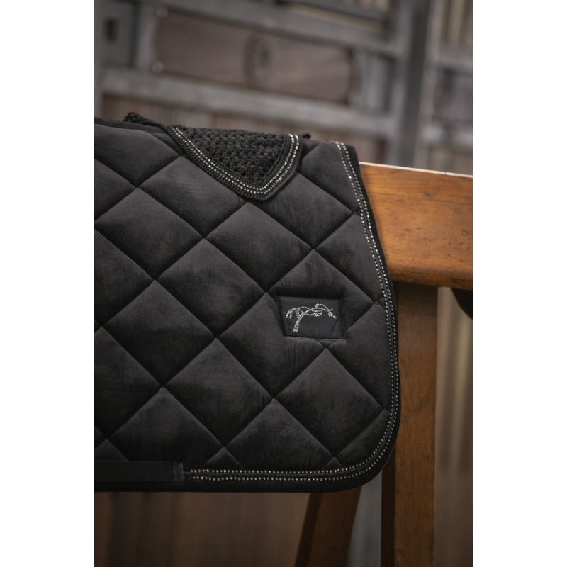 Eden by Pénélope New Strass Saddle Pad - Black - Pénélope - Equiluxe Tack