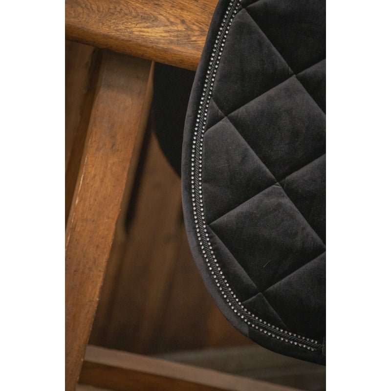 Eden by Pénélope New Strass Saddle Pad - Black - Pénélope - Equiluxe Tack
