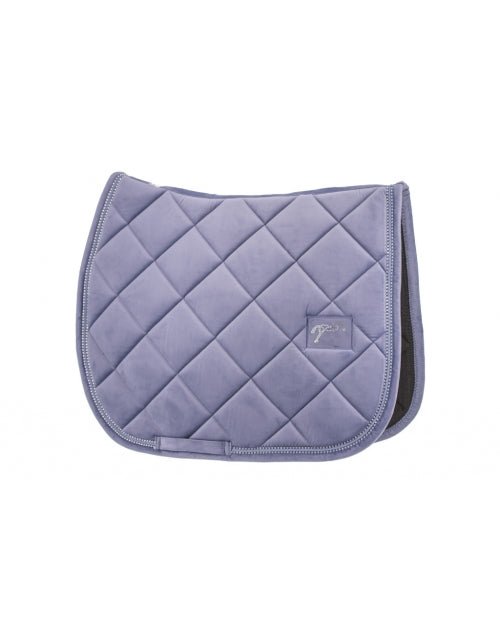 Eden by Pénélope New strass Saddle Pad - Blue Grey - Pénélope - Equiluxe Tack