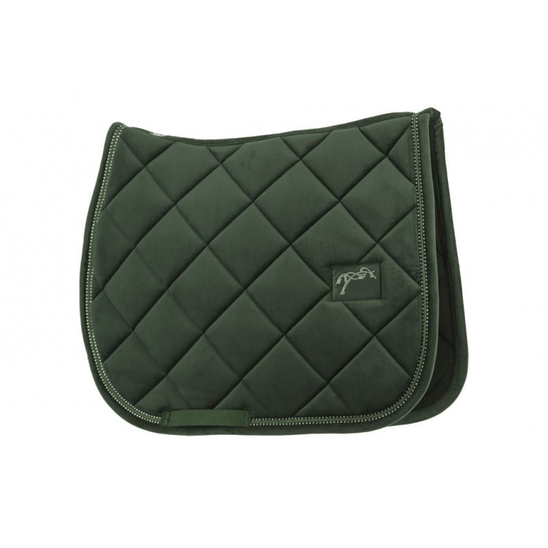 Eden by Pénélope New Strass Saddle Pad - Dark Green - Pénélope - Equiluxe Tack