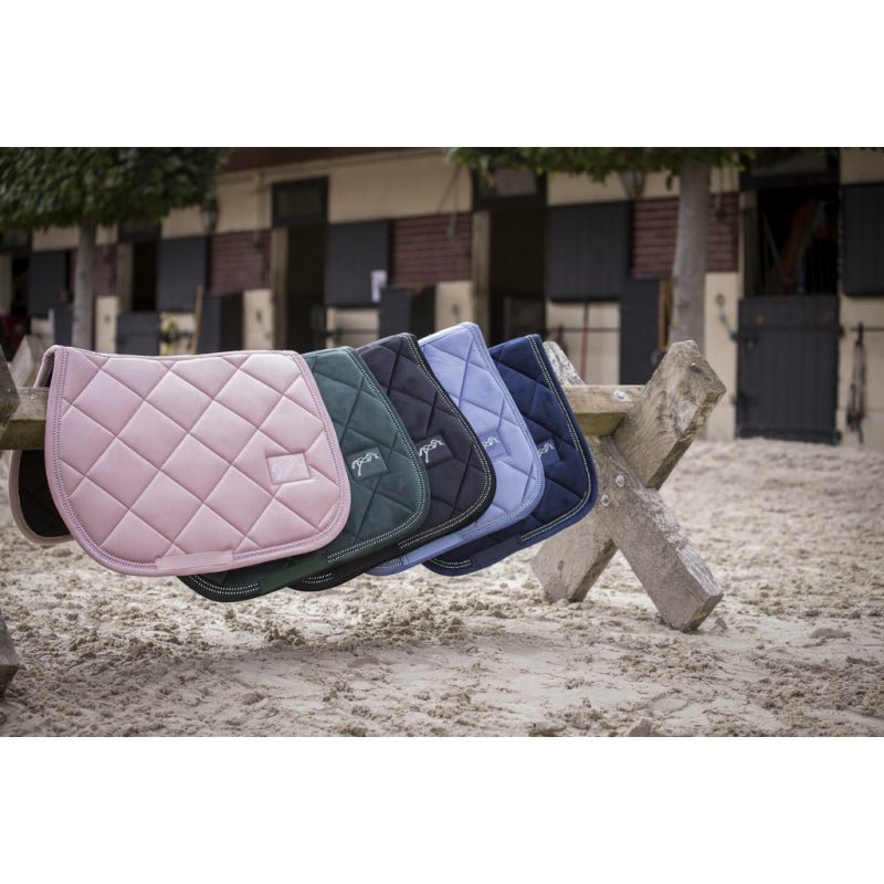 Eden by Pénélope New Strass Saddle Pad - Dark Green - Pénélope - Equiluxe Tack