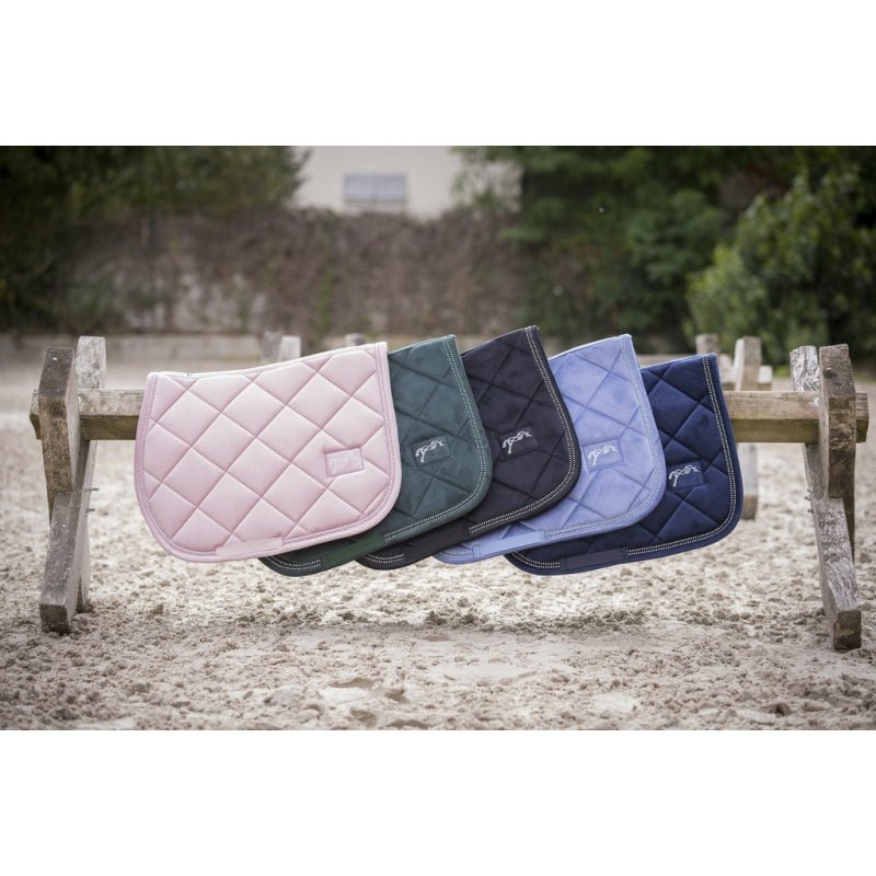 Eden by Pénélope New Strass Saddle Pad - Dark Green - Pénélope - Equiluxe Tack