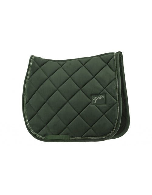 Eden by Pénélope New Strass Saddle Pad - Dark Green - Pénélope - Equiluxe Tack